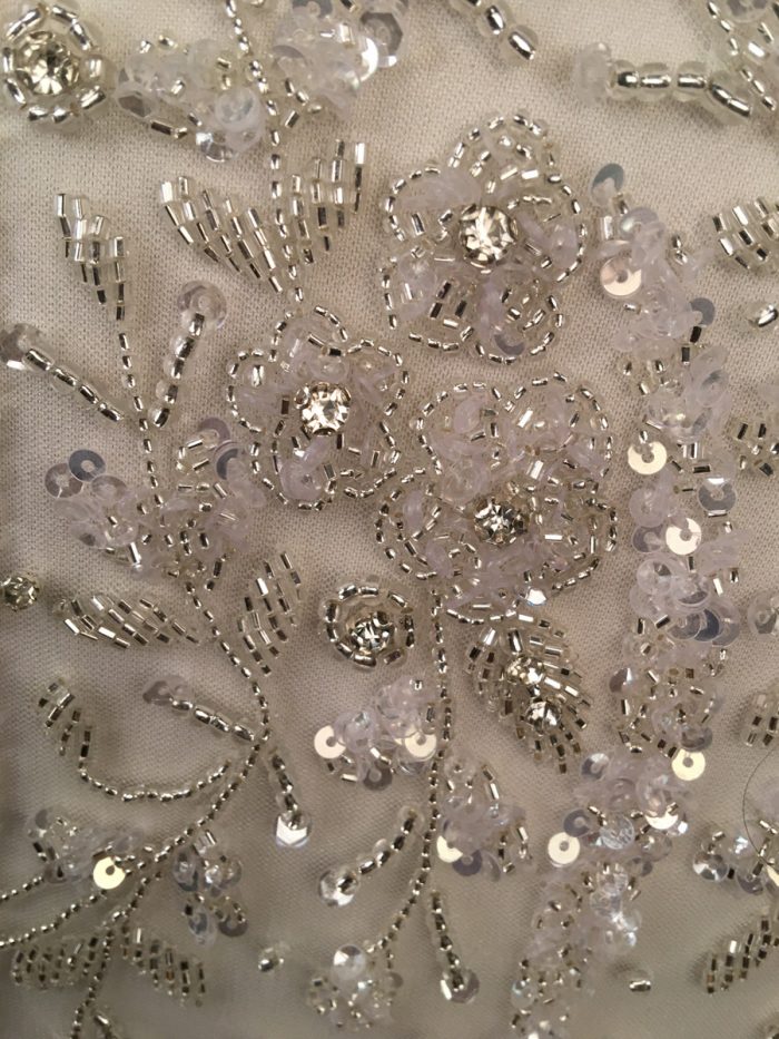 #41710 Radiant Treasures: Hand-Beaded Coupon Embellished with Luxurious Beads and Sequins