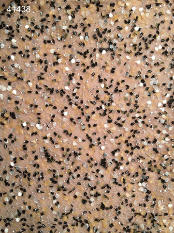#41438 Serenity Sparkle: Hand-Beaded Fabric Infused with Serene Sparkles of Beads and Sequins